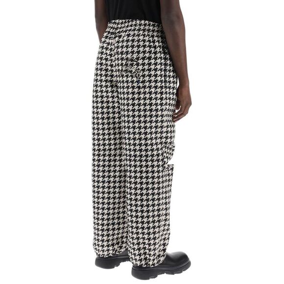 Burberry Workwear Pants In Houndstooth Men - Picture 3 of 4